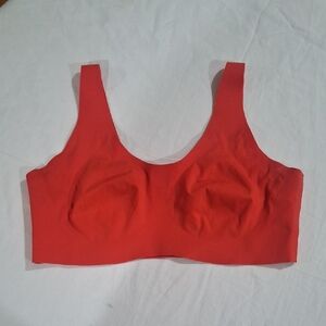 Knix Women's Vibrant Red Seamless Bra Size M